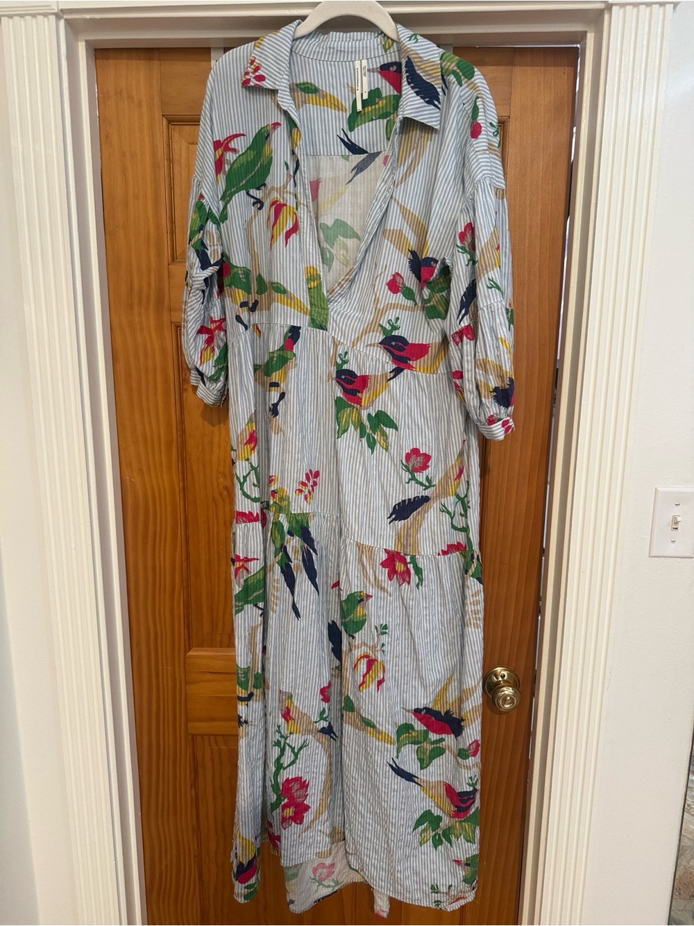 Carolina printed shirt dress